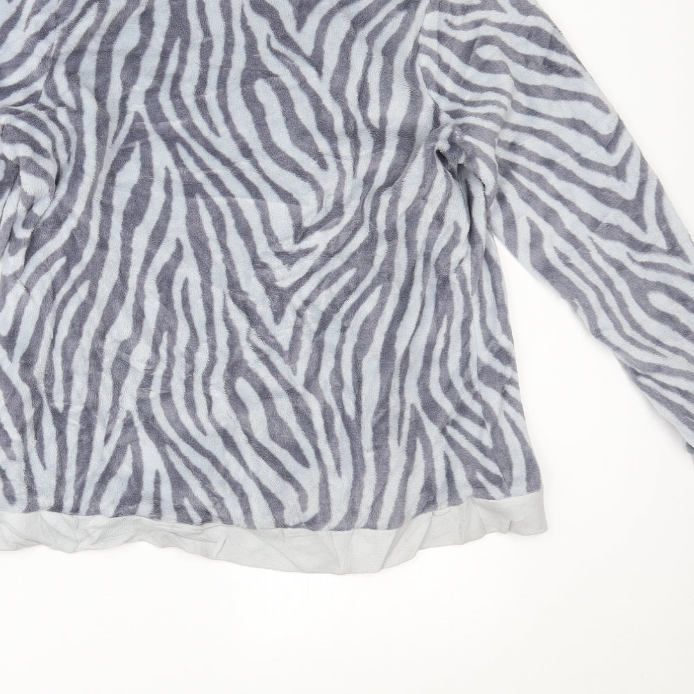 Avon Womens Blue Animal Print  Top Pyjama Top Size XL