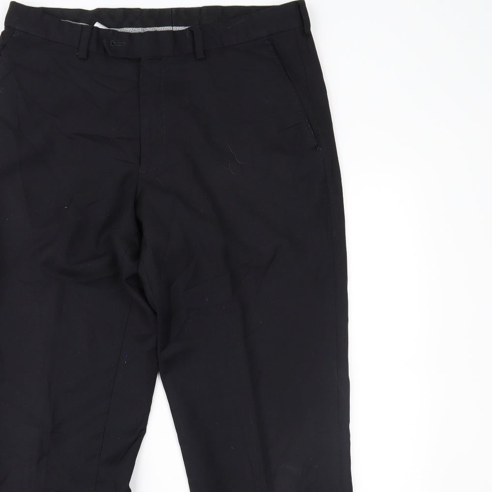 NEXT Mens Black   Trousers  Size 32 L31 in