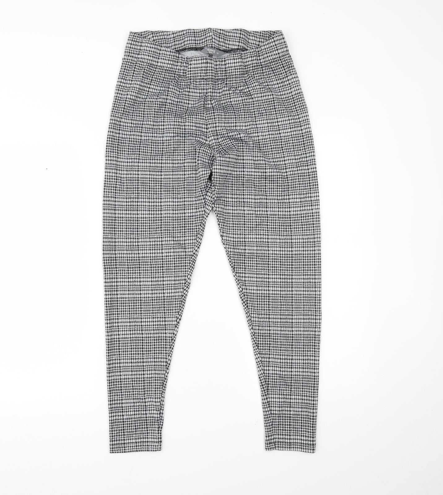 Nutmeg Womens Multicoloured Houndstooth   Leggings Size 16 L23 in