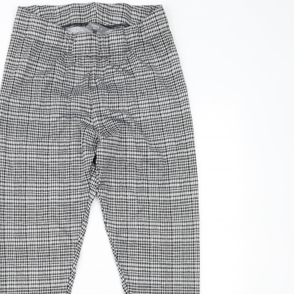 Nutmeg Womens Multicoloured Houndstooth   Leggings Size 16 L23 in