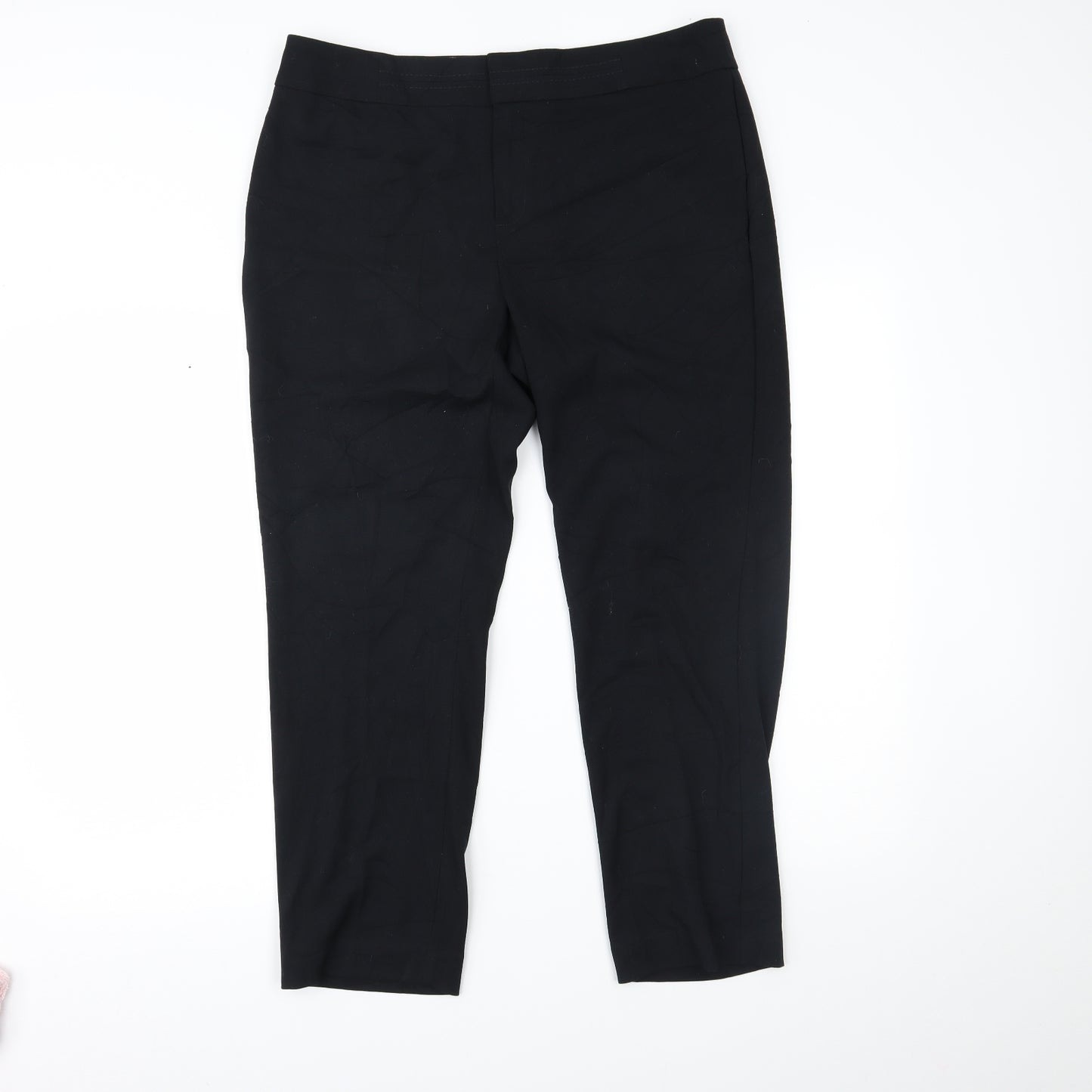 Marks and Spencer Womens Black   Trousers  Size 14 L24 in