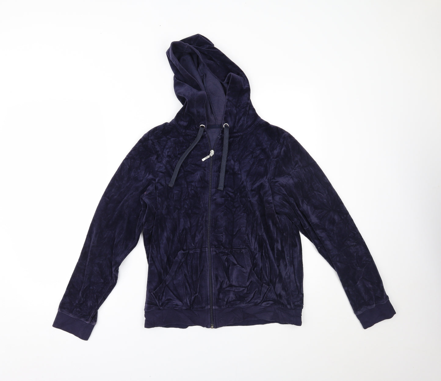 Marks and Spencer Womens Blue   Full Zip Hoodie Size 18