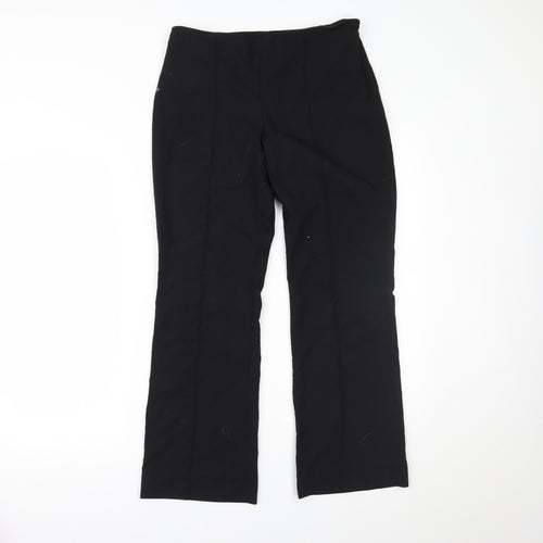 Mango Womens Black   Trousers  Size 10 L24 in
