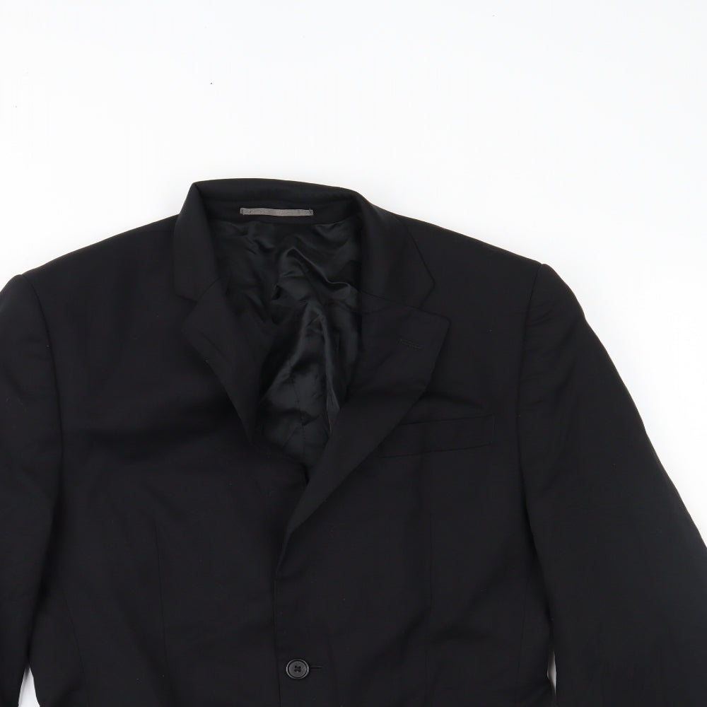 NEXT Mens Black   Jacket Suit Jacket
