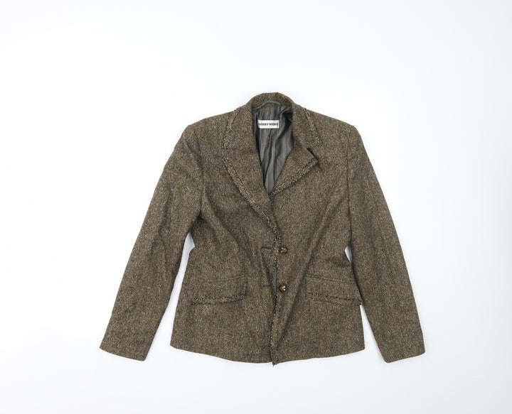 Gerry Weber Womens Brown Jacket Blazer Size 10
