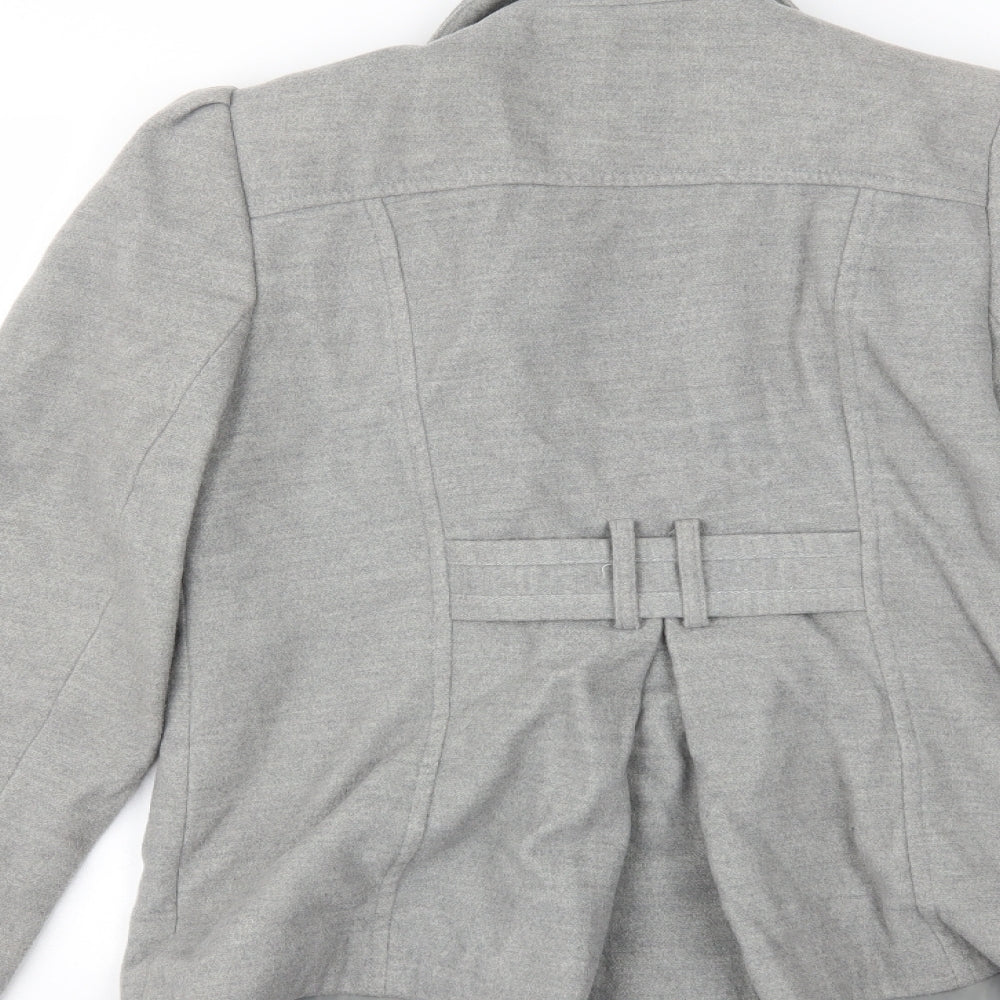 Dorothy Perkins Womens Grey   Overcoat Coat Size 12