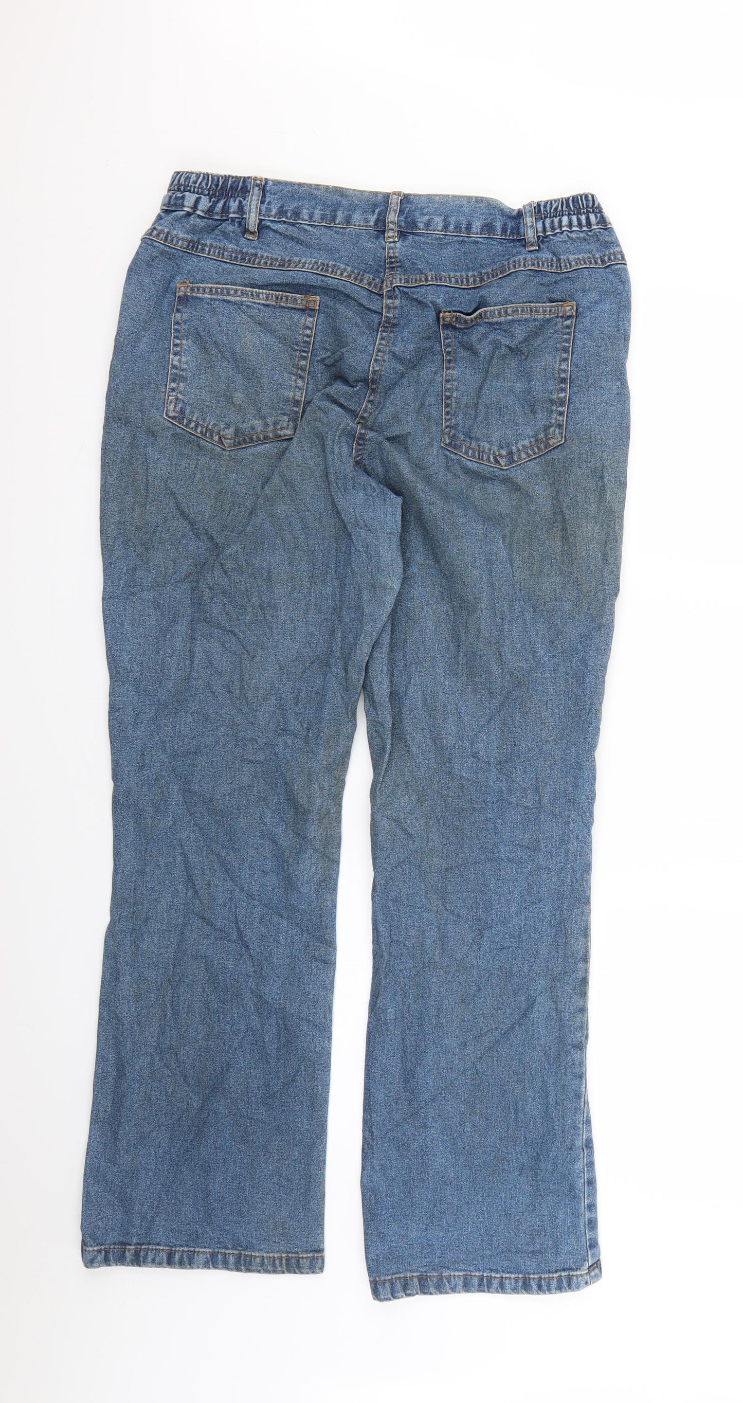 being casual Womens Blue   Mom Jeans Size 16 L27 in