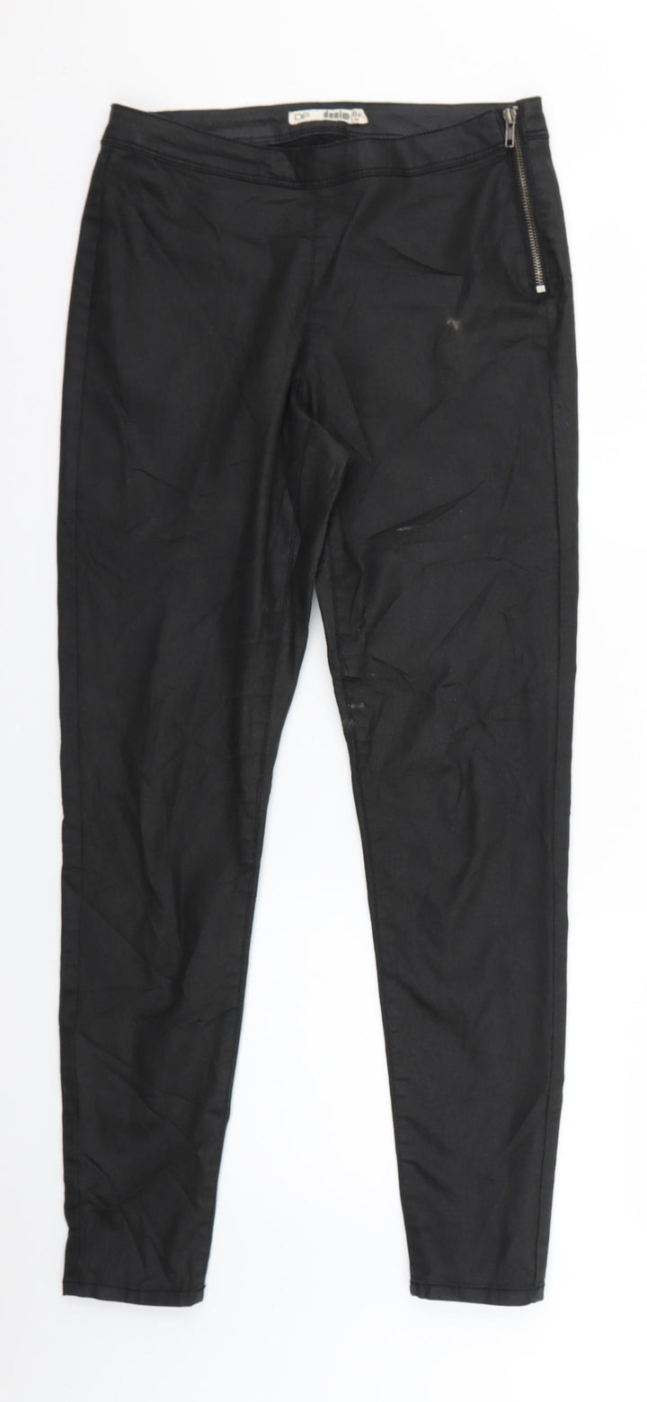 Dorothy Perkins Womens Black   Straight Jeans Size 8 L27 in