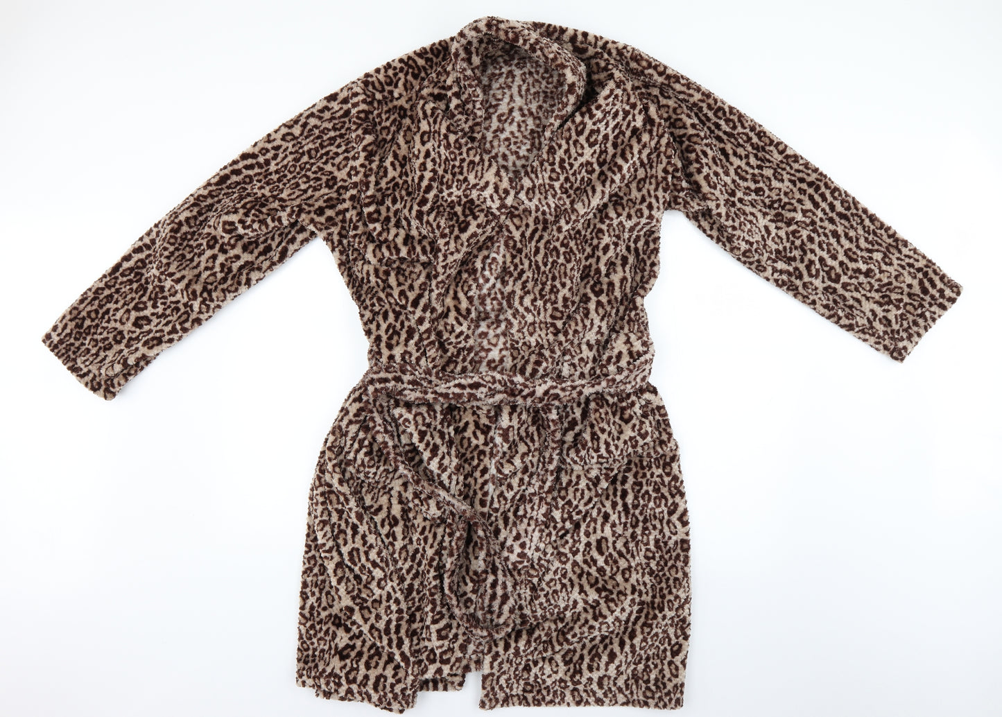 NEXT Womens Brown Animal Print  Top Robe Size L