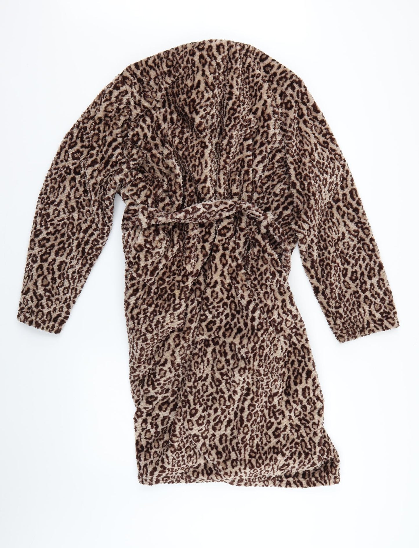 NEXT Womens Brown Animal Print  Top Robe Size L