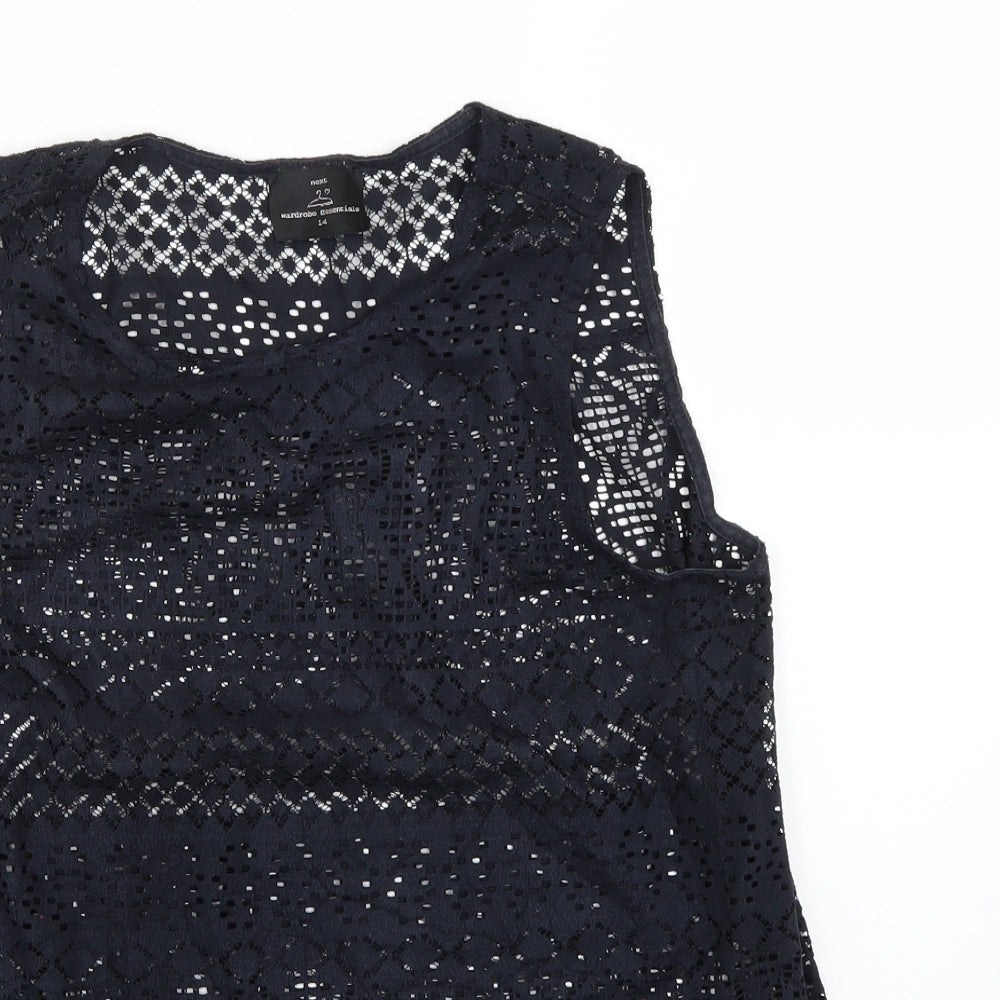 NEXT Womens Blue   Basic Blouse Size 14