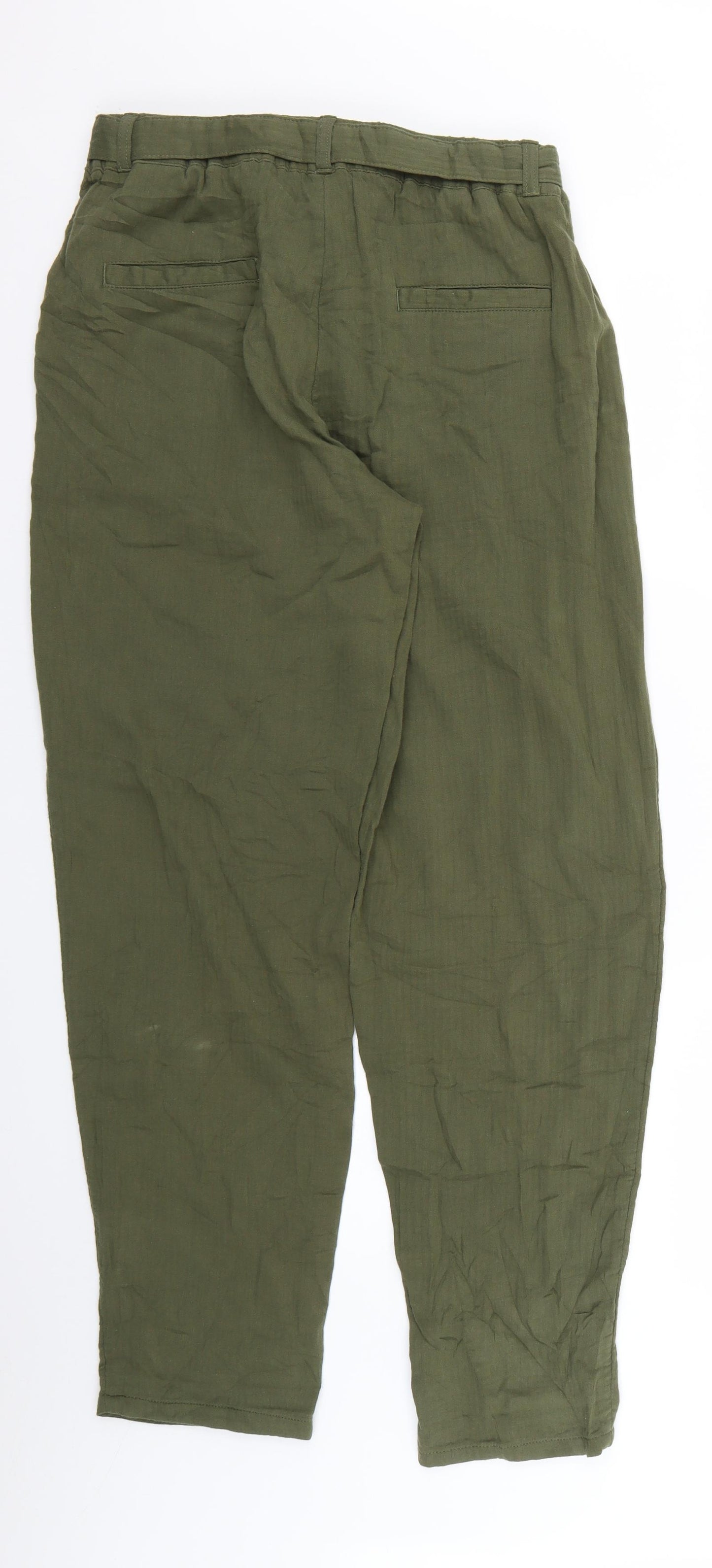 Marks & Spencer Womens Green   Trousers  Size 14 L29 in