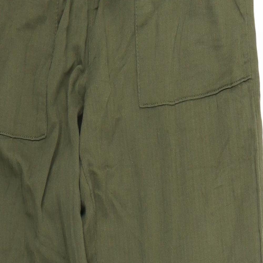 Marks & Spencer Womens Green   Trousers  Size 14 L29 in