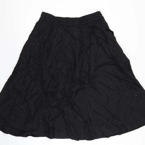 Marks & Spencer Womens Black   Flare Skirt Size 12