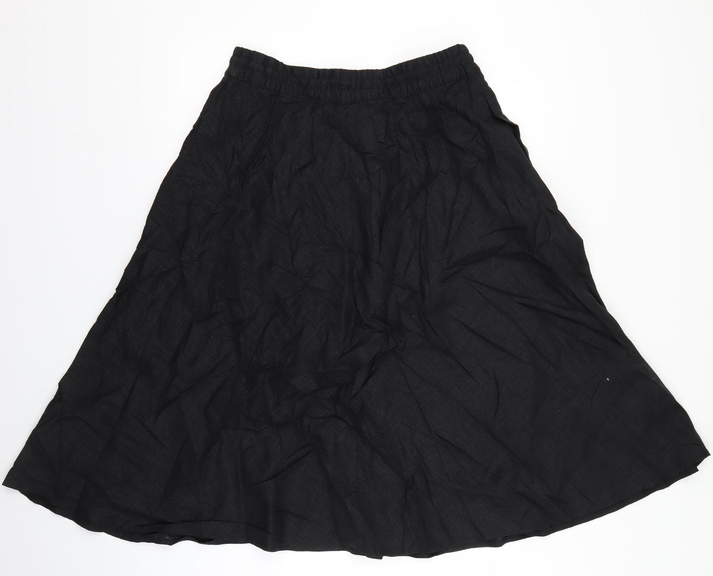 Marks & Spencer Womens Black   Flare Skirt Size 12