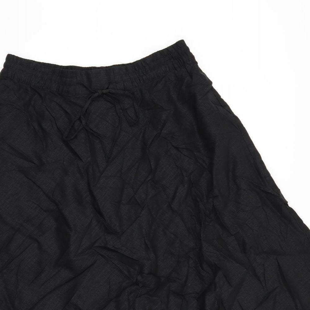 Marks & Spencer Womens Black   Flare Skirt Size 12