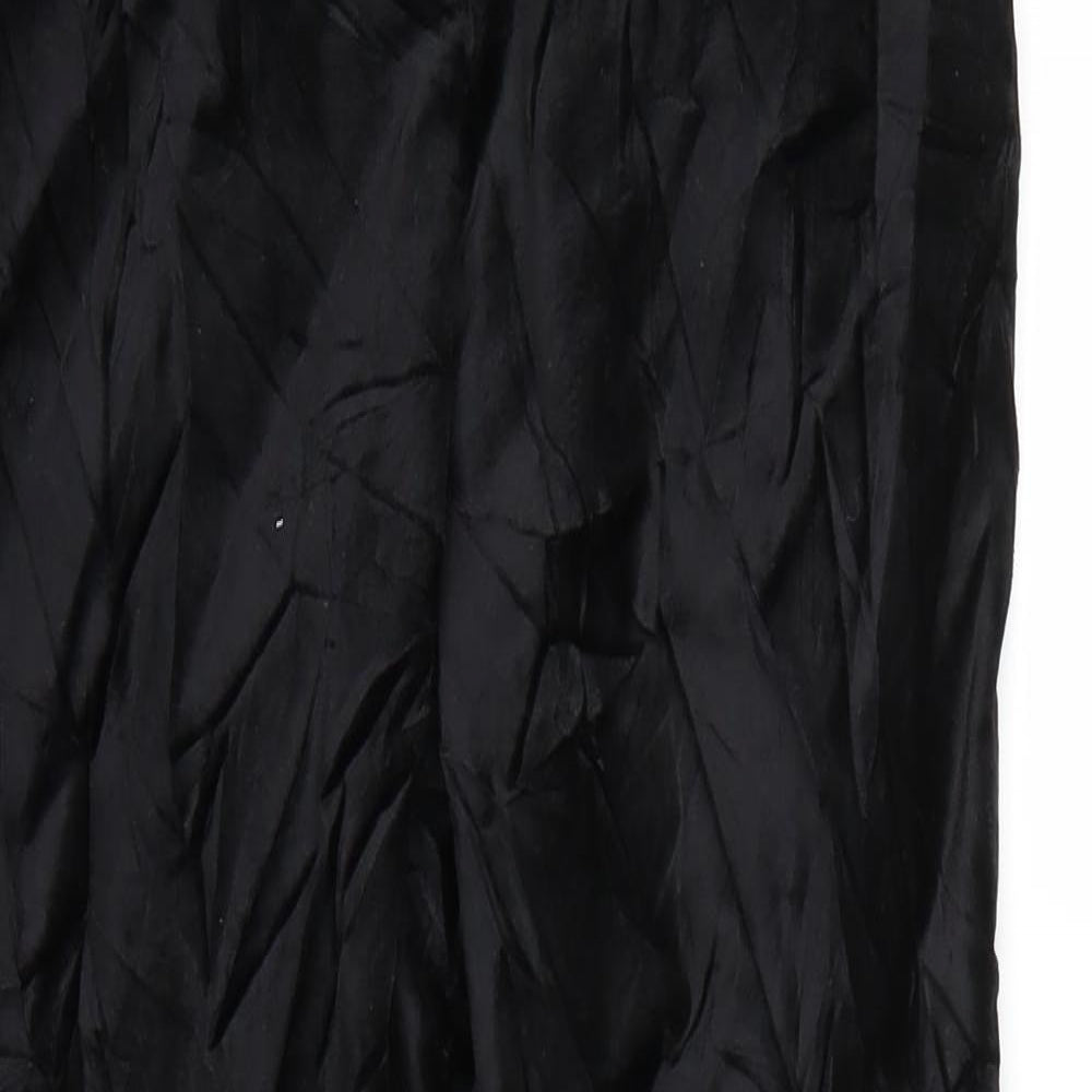 Marks & Spencer Womens Black   Chino Trousers Size 10 L26.5 in