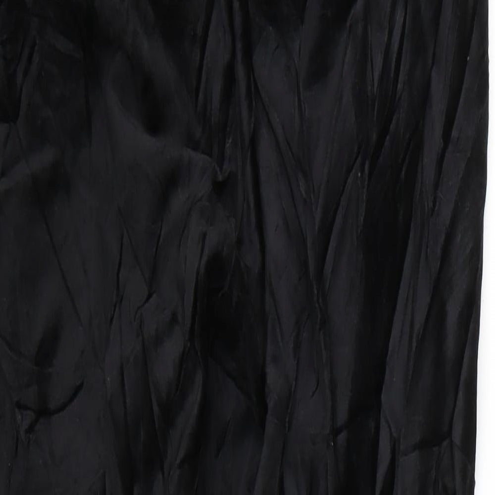Marks & Spencer Womens Black   Chino Trousers Size 10 L26.5 in