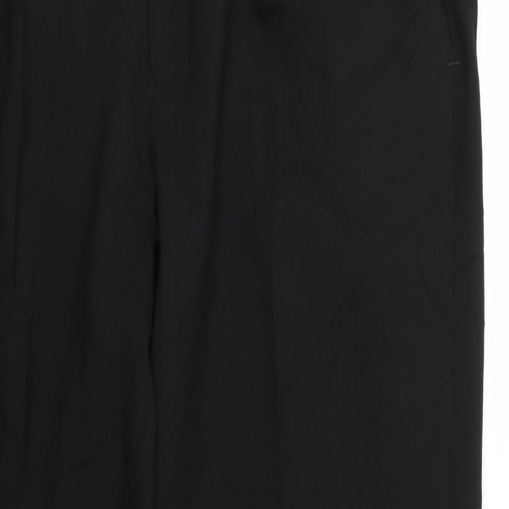 Marks and Spencer Mens Black   Trousers  Size 36 L28 in