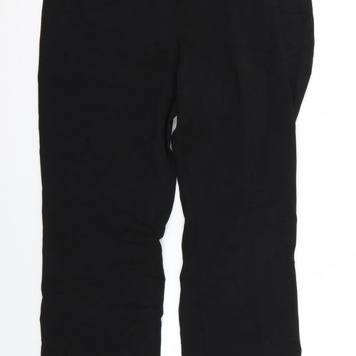 Marks and Spencer Womens Black   Trousers  Size 14 L25 in
