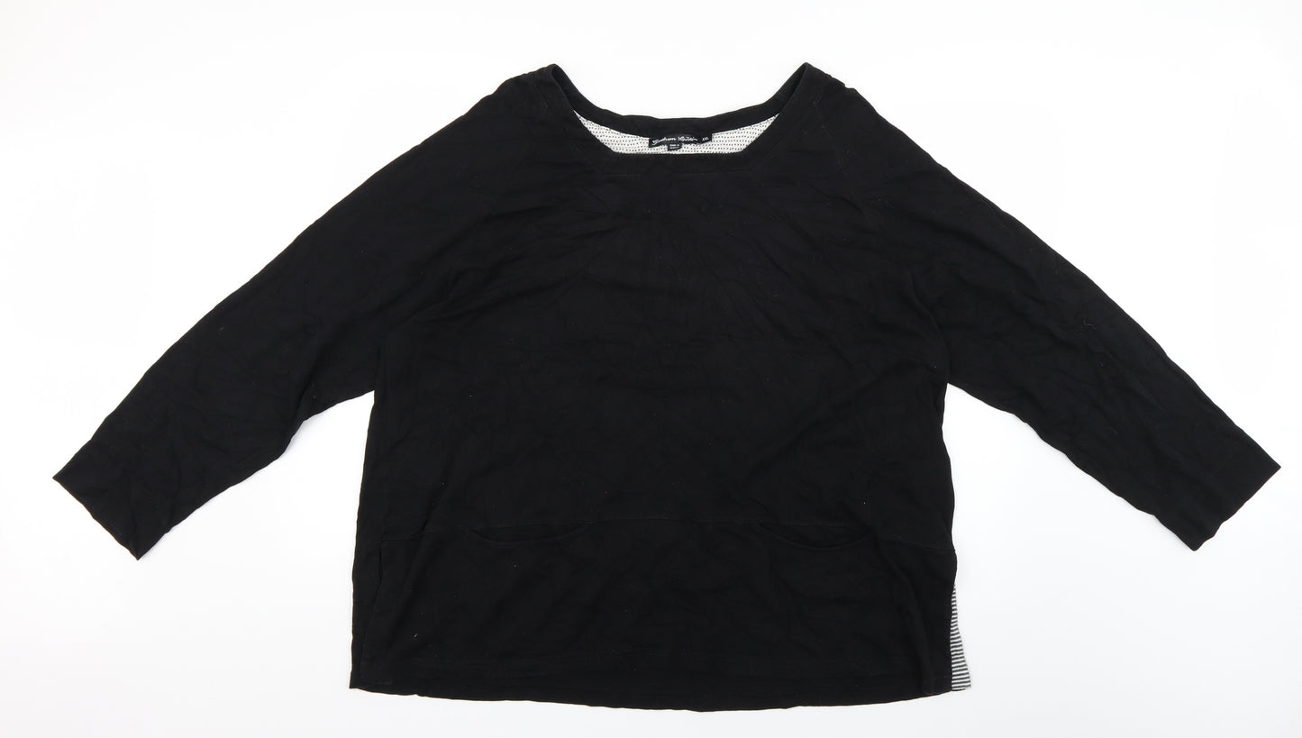 Preworn Mens Black    T-Shirt Size 2XL