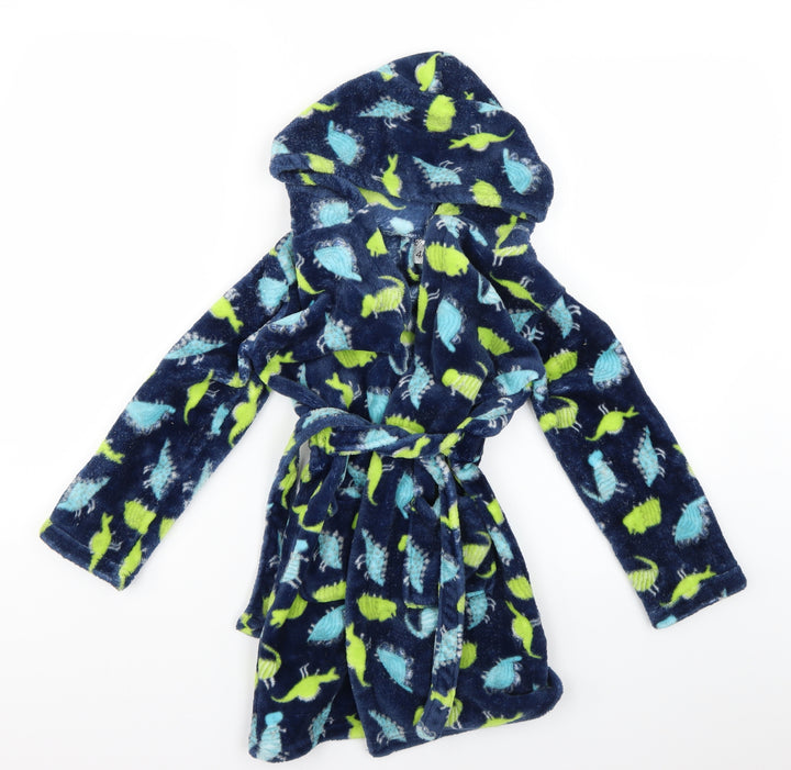 Dynamic Boys Multicoloured Geometric Robe Size 4-5 Years