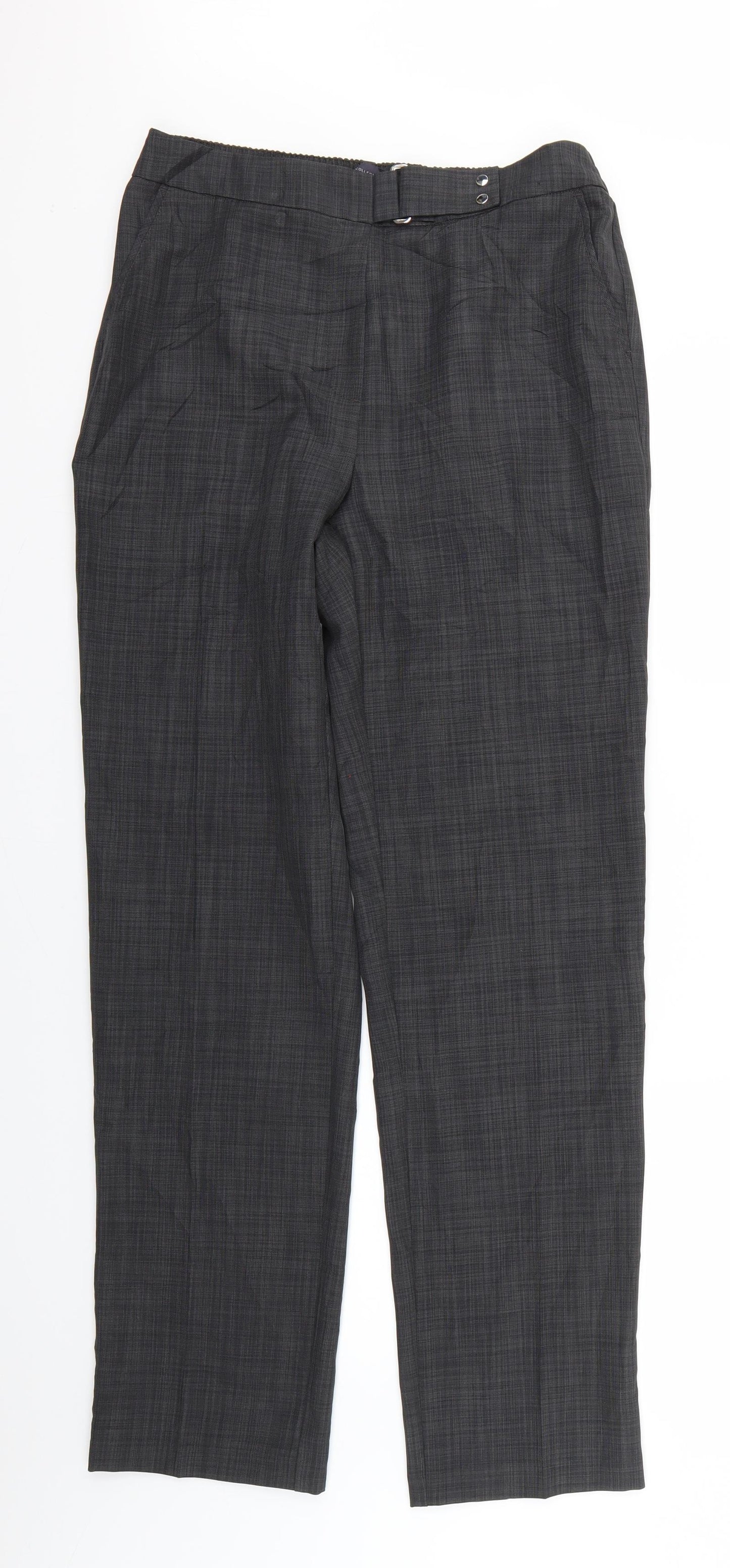 Marks and Spencer Womens Grey   Trousers  Size 10 L29 in