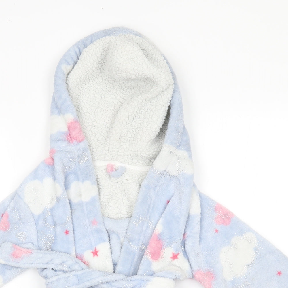 Nutmeg Girls Blue    Robe Size 18-24 Months