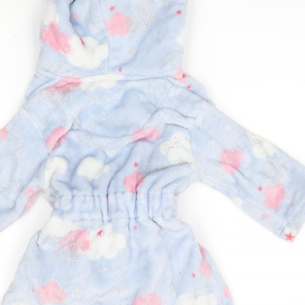 Nutmeg Girls Blue    Robe Size 18-24 Months