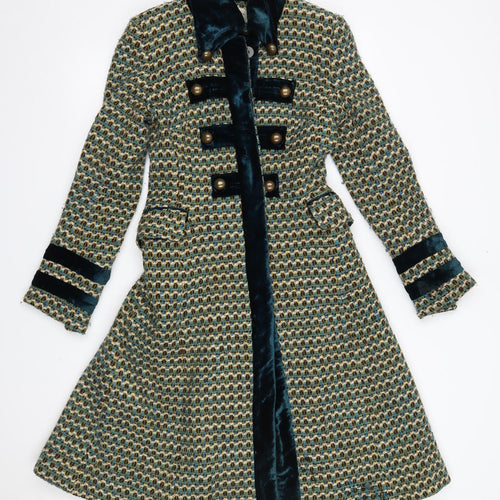 Karen Millen Womens Beige   Overcoat Coat Size 8