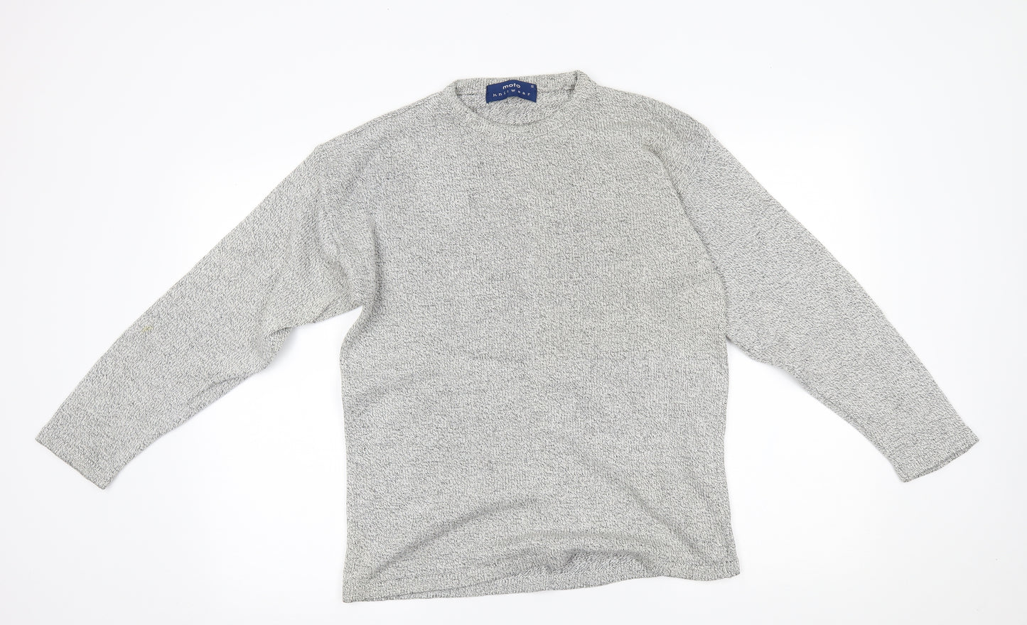 Moto Mens Green   Pullover Jumper Size S
