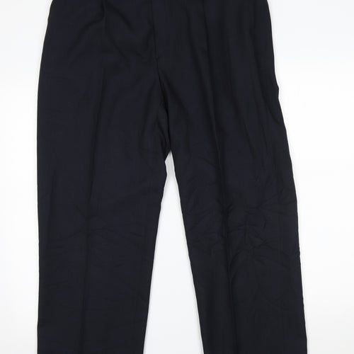 armando Mens Blue    Suit Trousers Size 36 L29 in