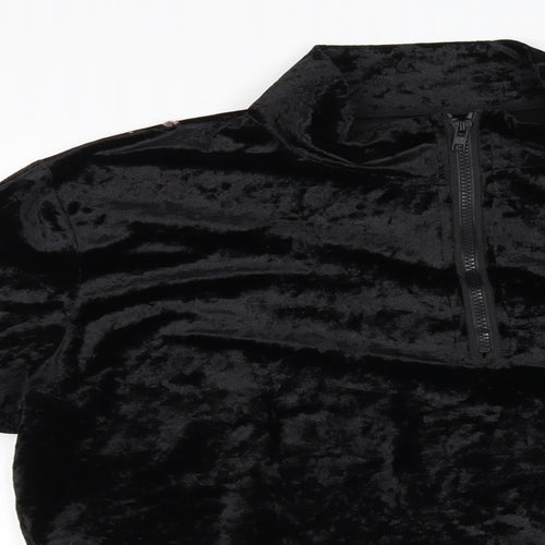 SheIn Womens Black   Pullover Sweatshirt Size XL  - cropped