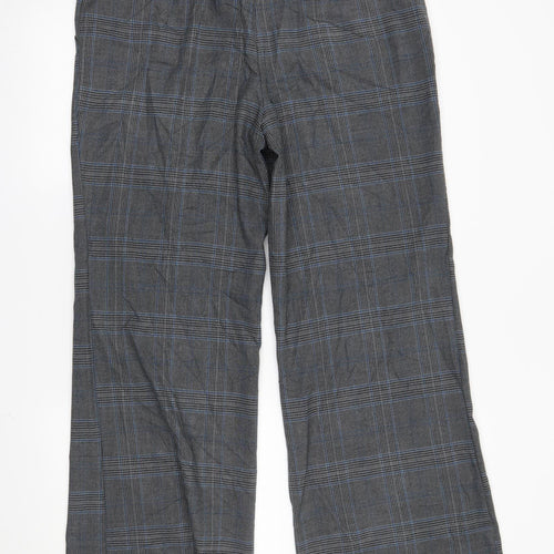 George Womens Grey Plaid  Trousers  Size 14 L29 in