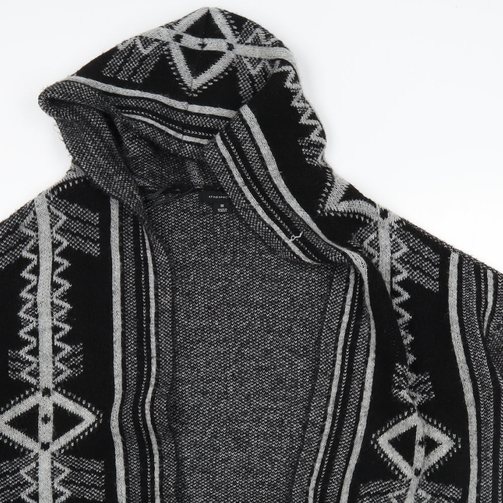 Atmosphere Womens Green Fair Isle  Cardigan Jumper Size M
