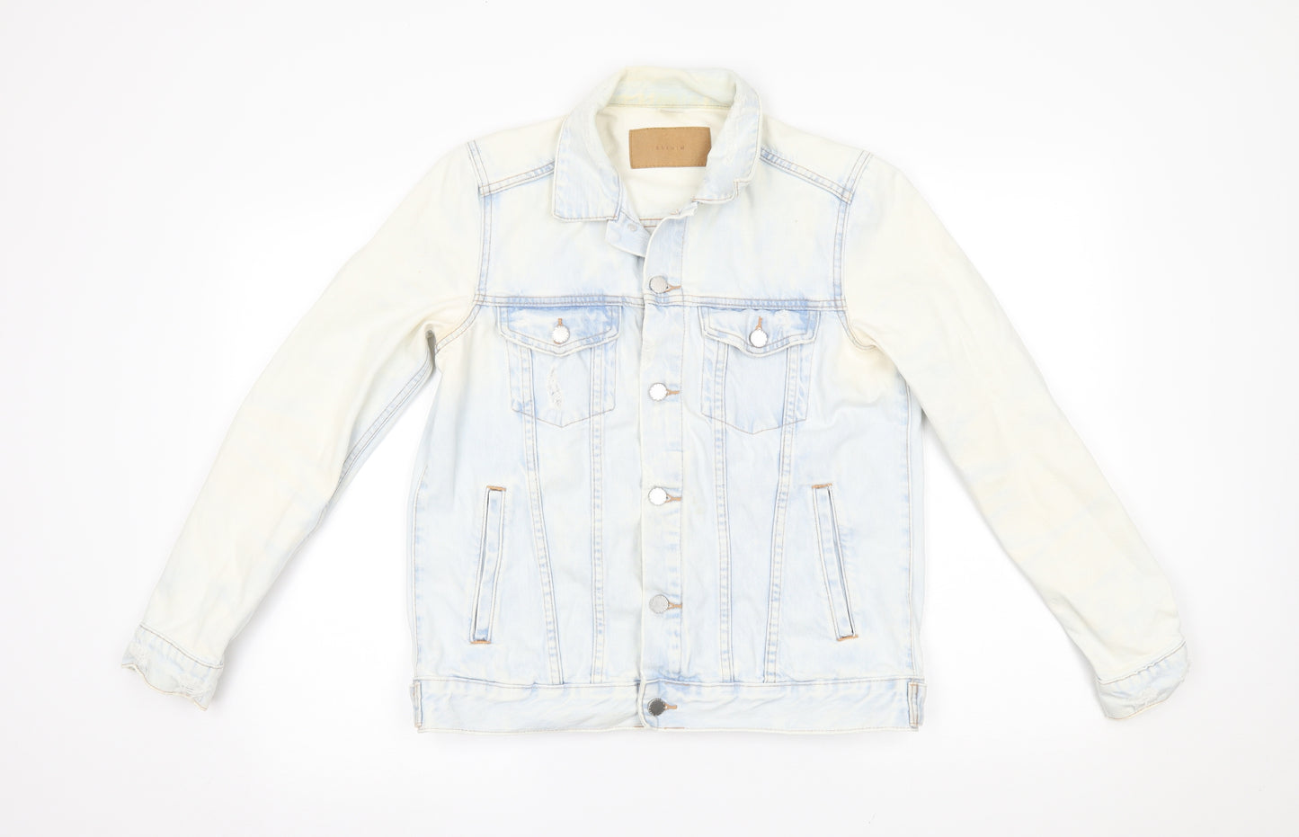 H&M Womens Blue   Jacket  Size 10  - distressed