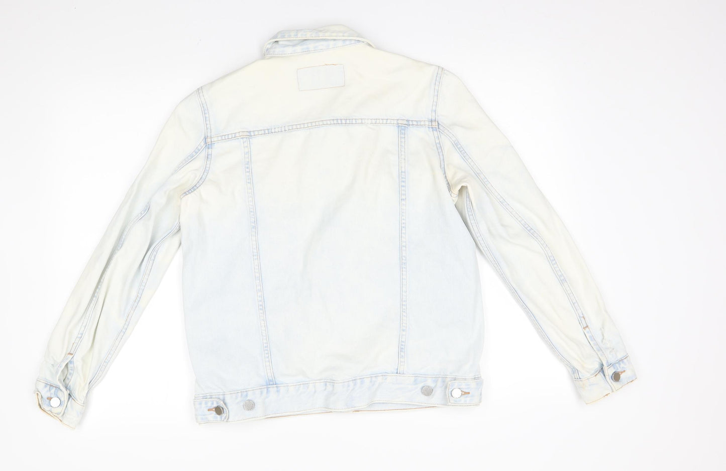 H&M Womens Blue   Jacket  Size 10  - distressed