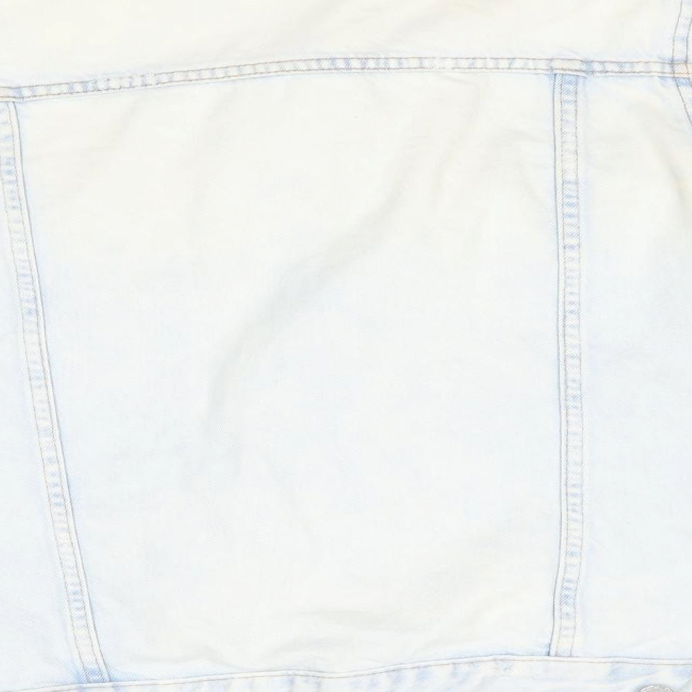 H&M Womens Blue   Jacket  Size 10  - distressed