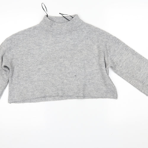 H&M Womens Grey   Pullover Jumper Size S