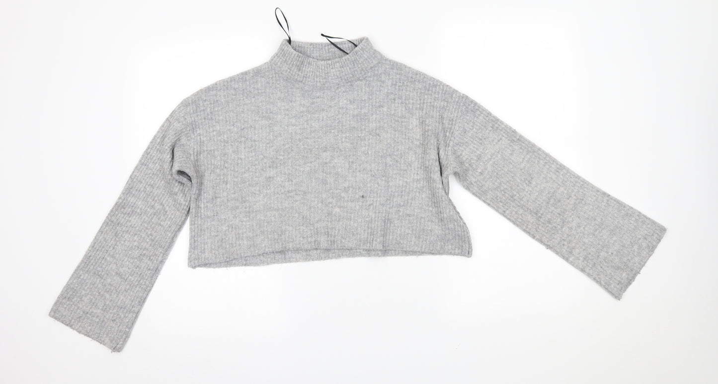 H&M Womens Grey   Pullover Jumper Size S