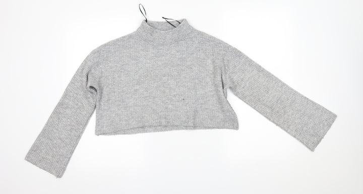 H&M Womens Grey   Pullover Jumper Size S