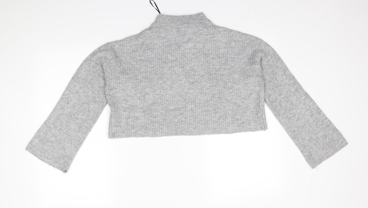H&M Womens Grey   Pullover Jumper Size S