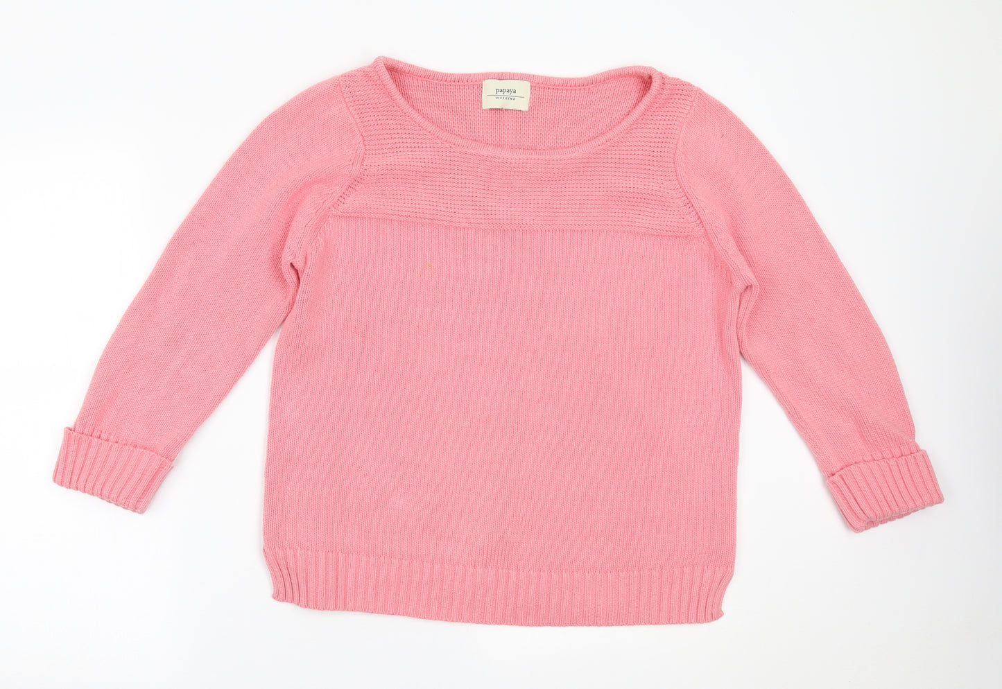 Papaya Womens Pink   Pullover Jumper Size 16