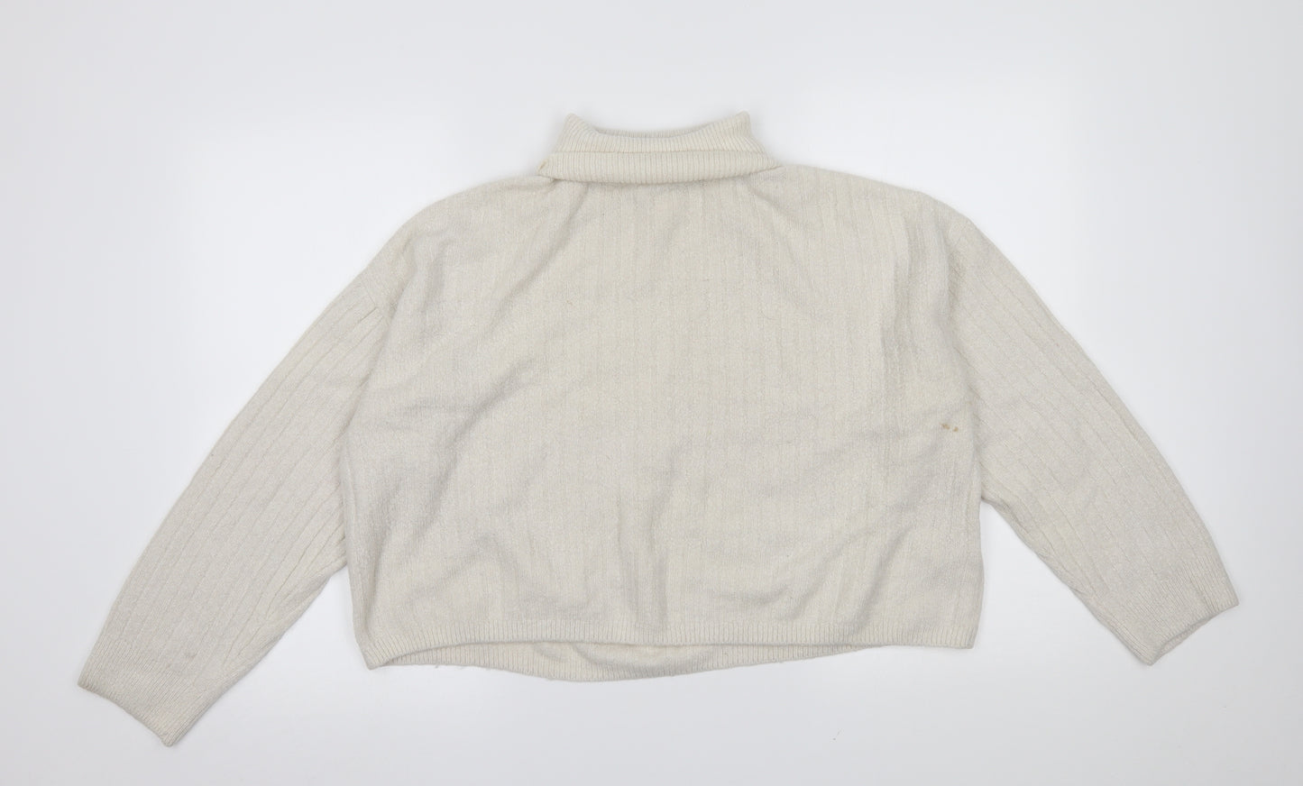 ASOS Womens White   Pullover Jumper Size 16  - cropped