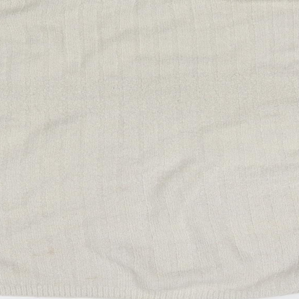 ASOS Womens White   Pullover Jumper Size 16  - cropped