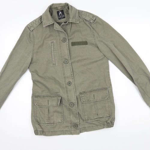 atmospjhere Womens Green  Denim Jacket