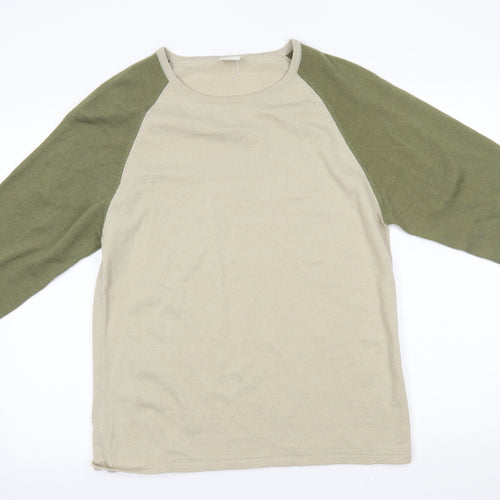 Crane Sports Mens Green   Pullover Jumper Size M