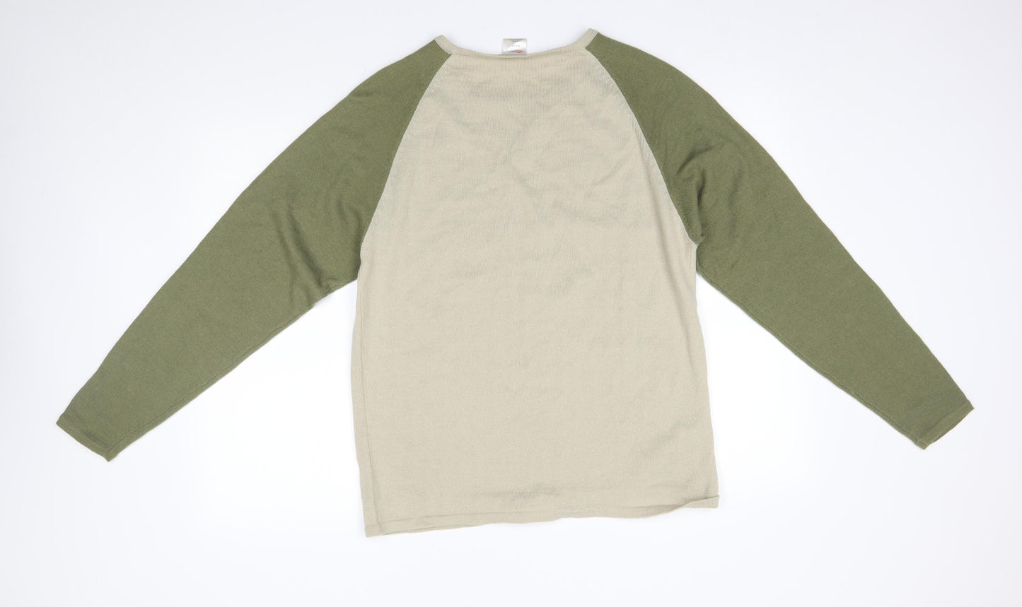Crane Sports Mens Green   Pullover Jumper Size M