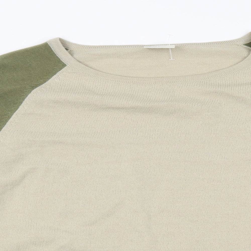 Crane Sports Mens Green   Pullover Jumper Size M