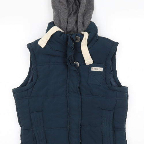 Kangol Womens Blue   Gilet Coat Size 10  - puffer jacket